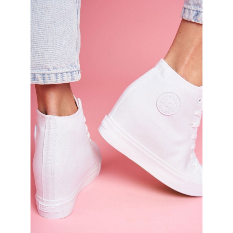 Naisten lenkkarit Big Star White FF274A192 valkoinen 1