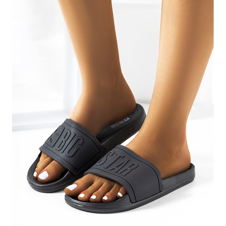 Mustat naisten Big Star DD274A271 -tossut 1