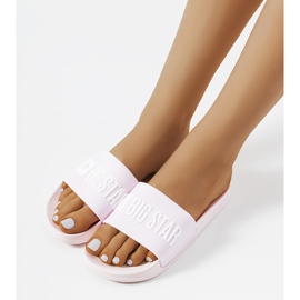 Vaaleanpunaiset naisten tossut Big Star FF274A201 600 vaaleanpunainen 1