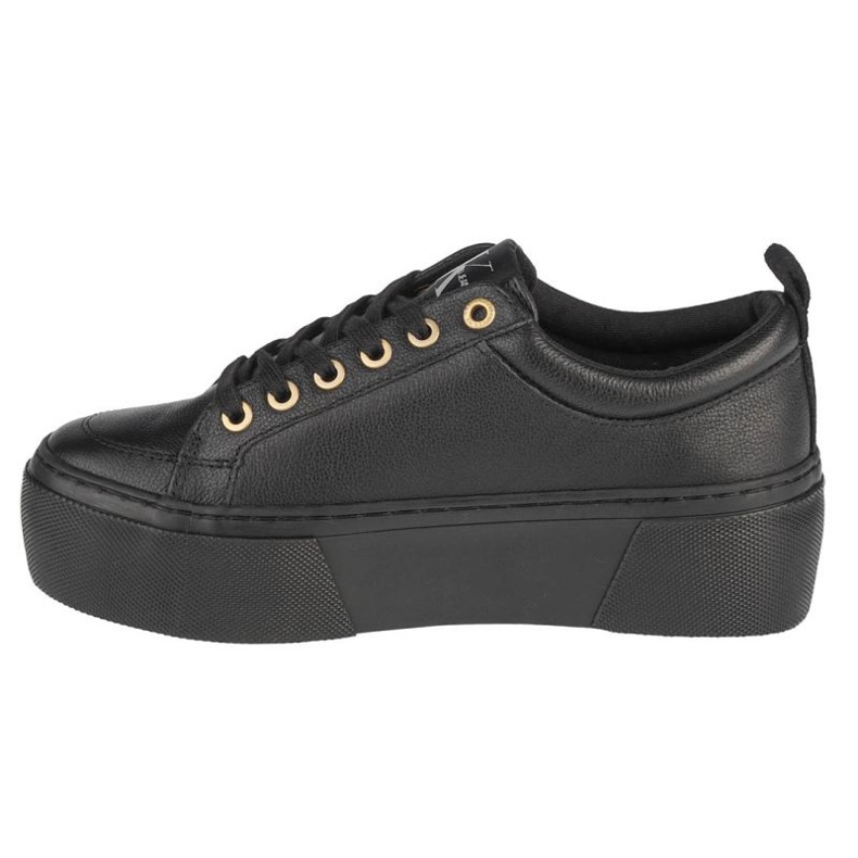 Calvin Klein Vulcanized Flatform Laceup LW YW0YW00366-0GJ kengät musta 1