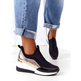 Evento-kiilakengät 21PB35-4000 musta kultainen 2