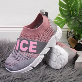 McKeylor Jr JAN94A urheilukengät vaaleanpunainen harmaa 2