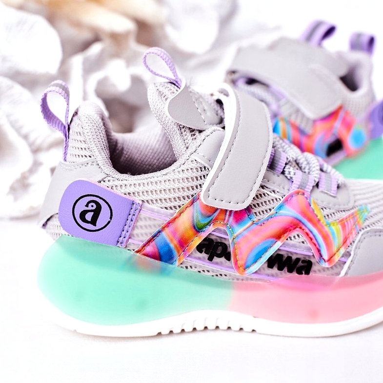 Apawwa Lasten urheilukengät Harmaat 4