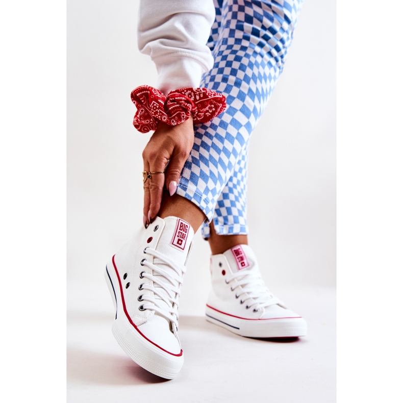 Korkeat tennarit Big Star JJ274127 Valkoiset valkoinen 1