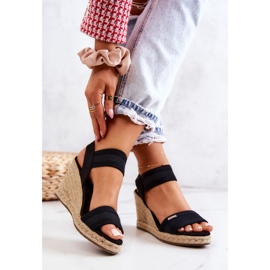 Naisten sandaalit Wedge Big Star JJ274976 mustalla 2