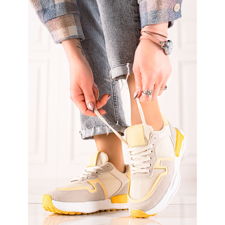 TRENDI Urheilukengät beige 1