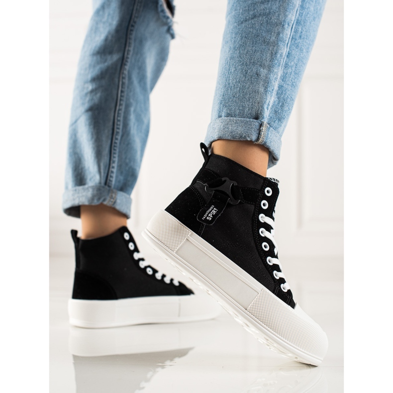 G2G/Good To Great Muodikkaat korkeat lenkkarit musta 2