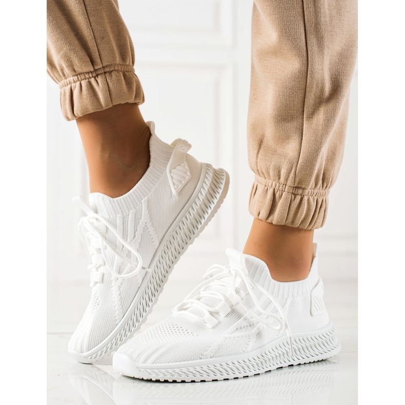 TRENDI Muodikkaat urheilukengät valkoinen 2