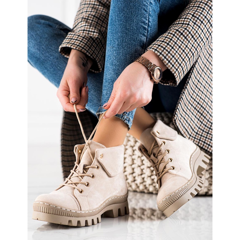 S. Barskin Beżowe-ansastajat beige 1