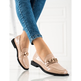 S. BARSKI Tyylikkäät S.BARSKI mokasiinit beige 2