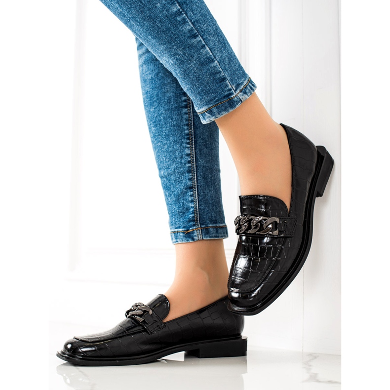 S. BARSKI Tyylikkäät S.BARSKI mokasiinit musta 1