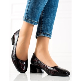 Rennot Sergio Leonen pumput musta punainen 1