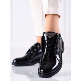 S. BARSKI Nauhat kengät S.BARSKI musta 1