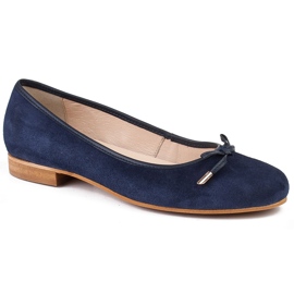 Marco Shoes Suede ballerinat 1152P tummansininen 1
