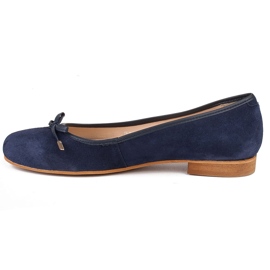 Marco Shoes Suede ballerinat 1152P tummansininen 2