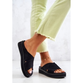 Naisten tossut Big Star JJ274721 Musta 2