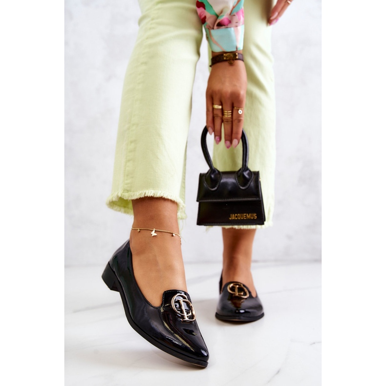 Naisten lakatut loaferit Lordsy Nicole 2712/035 musta 1