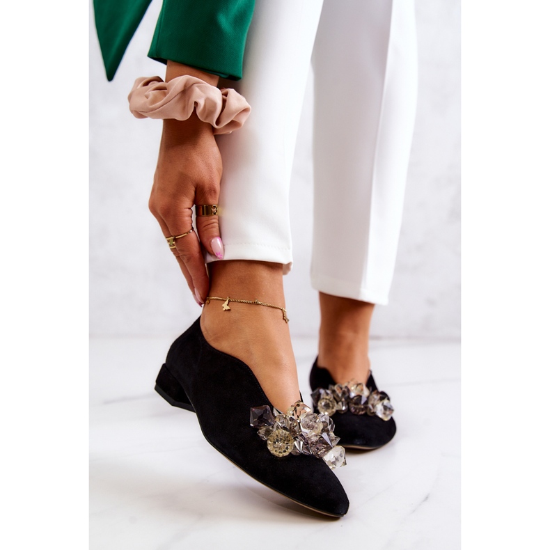 PA2 Tyylikkäät mokkanahkakengät mustalla McQueen-koristeella 1