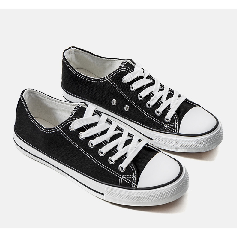 Miesten mustat Viktor tennarit 1