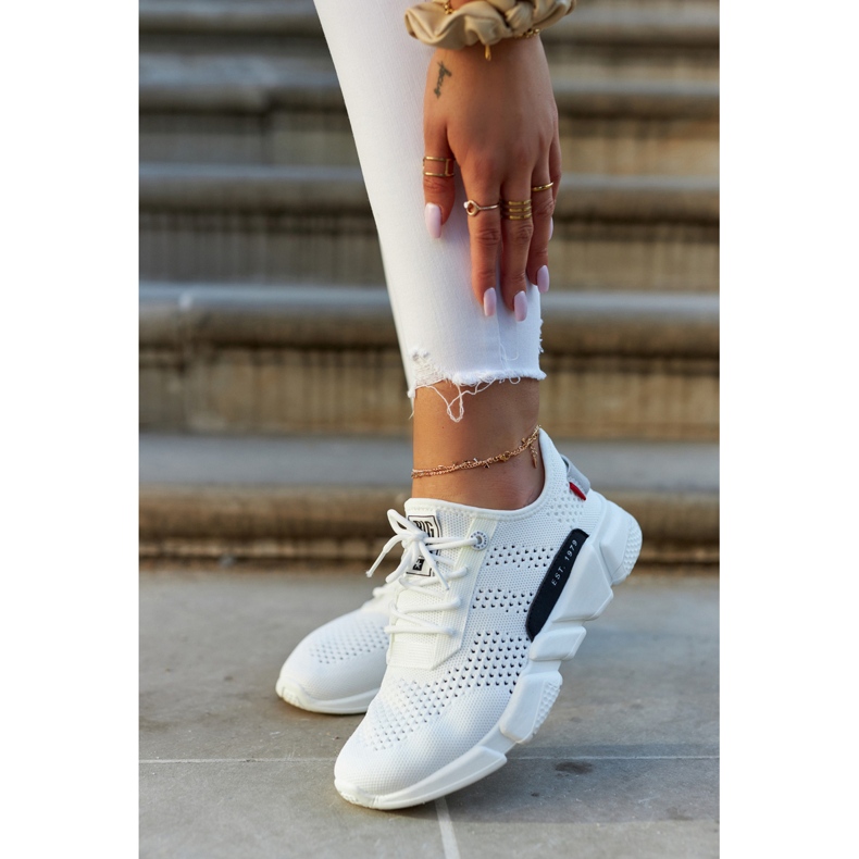 Naisten urheilukengät Memory Foam Big Star JJ274271 Valkoinen 2