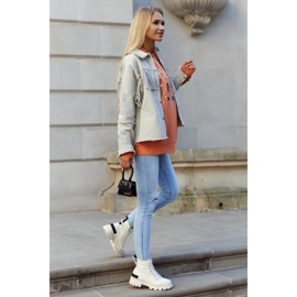 S.Barski Naisten tennarit, saappaat, vaalea beige Larina 2