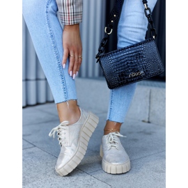 Lemar Nahkaiset broguet beige-kultaisella hypnoosialustalla kultainen 1