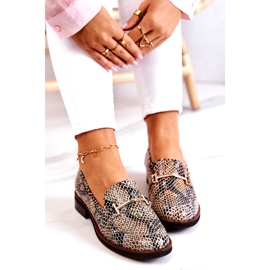 Naisten housut Laura Messi 2307 beige-musta 3