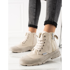 Sabatina Alkuperäiset korkeat lenkkarit beige 2