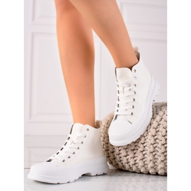 Forever Folie Muodikkaat korkeat lenkkarit valkoinen 2