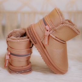 PA1 Lasten lumisaappaat Pink Frosty vaaleanpunainen vaaleanpunainen 2