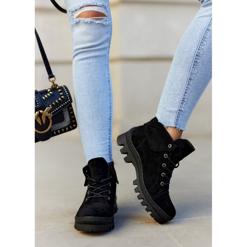 S.Barski Mokkasaappaat, jotka on sidottu mustat Dalles 2