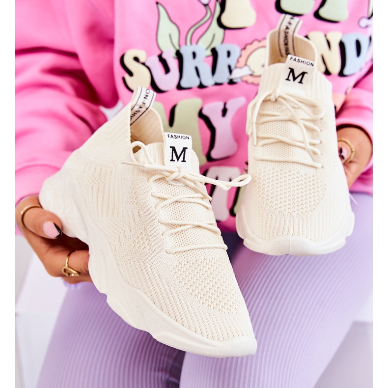 PS1 Urheilukengät Tennarit Kangas Vaalea beige Nolene 1