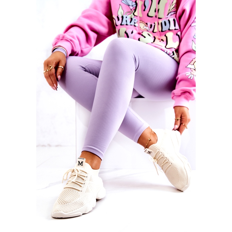 PS1 Urheilukengät Tennarit Kangas Vaalea beige Nolene 3