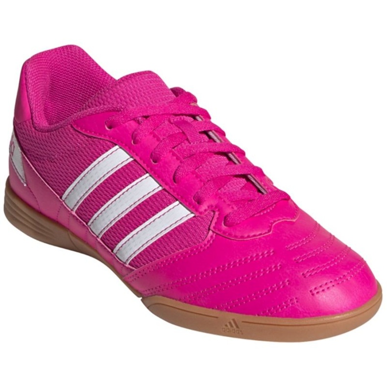 Adidas Super Sala Jr G55911 jalkapallokengät ruusut ja violetit 3