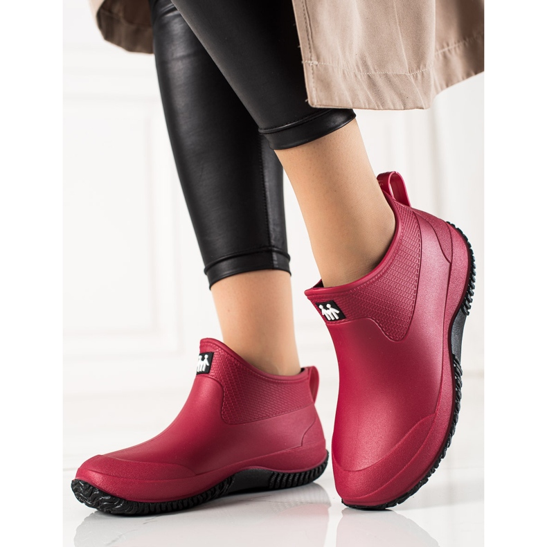 TRENDI Matalat punaiset kalossit punainen 2