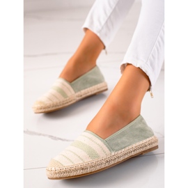 Anesia Paris Rento Espadrillot beige vihreä 2
