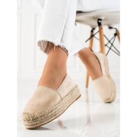 Bestelle Beige espadrillit alustalla 1