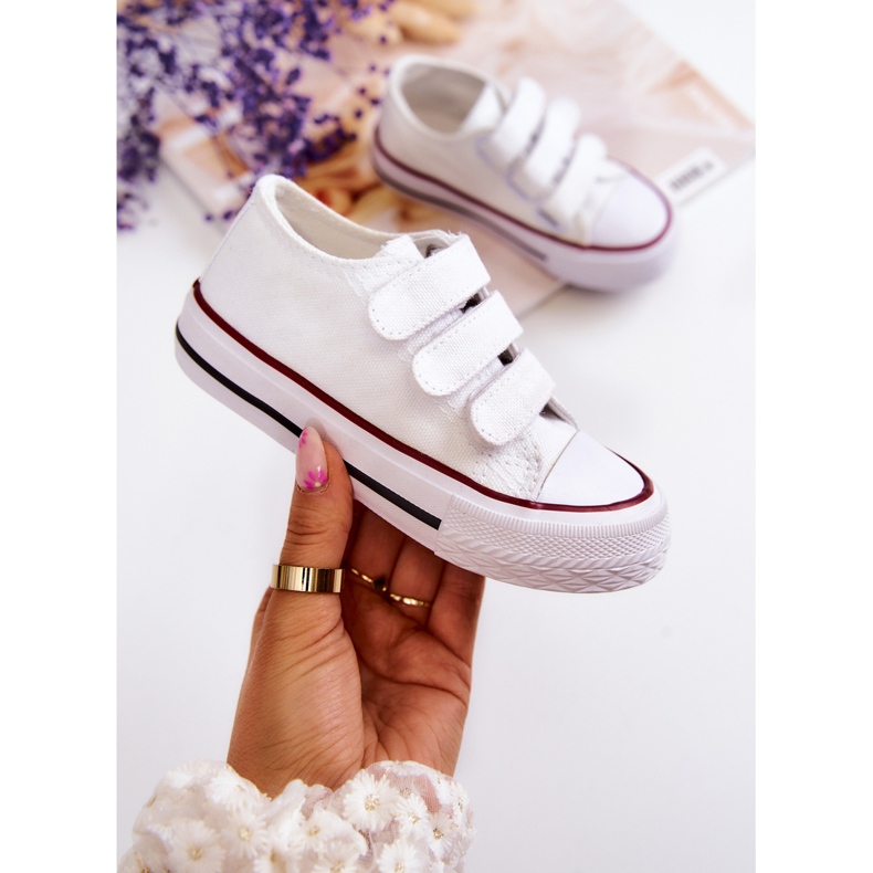 Lasten tennarit, joissa on valkoinen Bernie Velcro 1