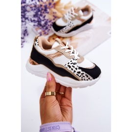 FR1 Lasten urheilukengät Tennarit Valkoinen ja Musta Kizzie 1