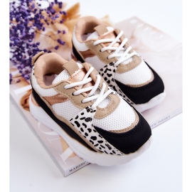 FR1 Lasten urheilukengät Tennarit Valkoinen ja Musta Kizzie 2