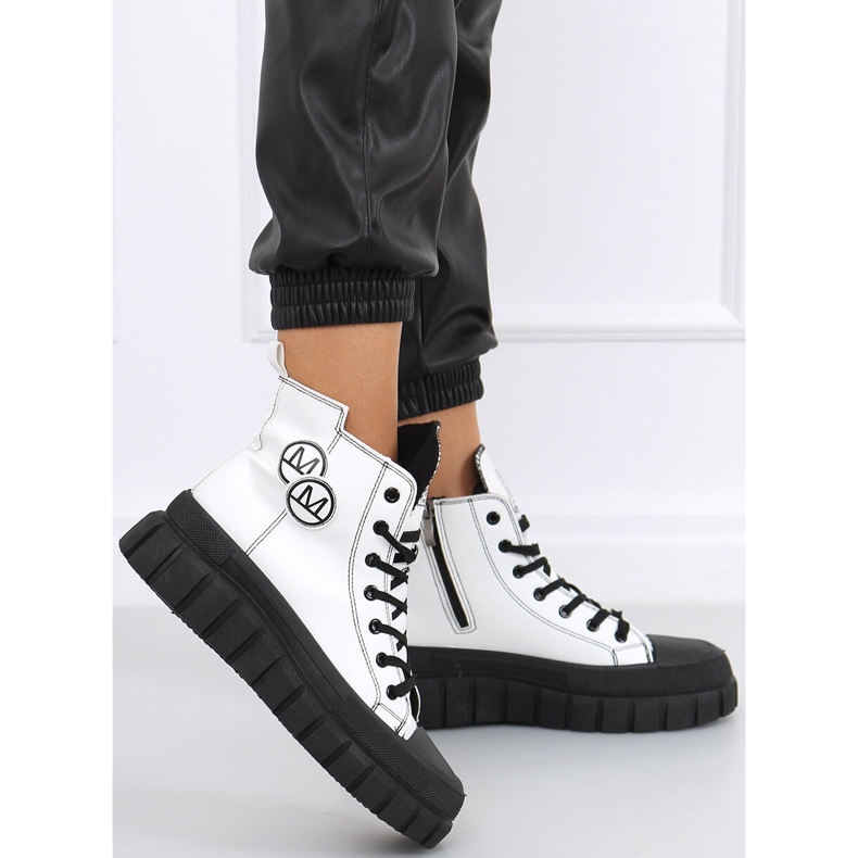 Ayse WHITE/BLACK lenkkarit valkoinen 1