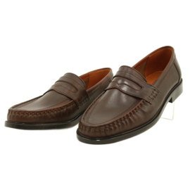 Pilbut Ruskeat Morello-nahkaiset loaferit 2