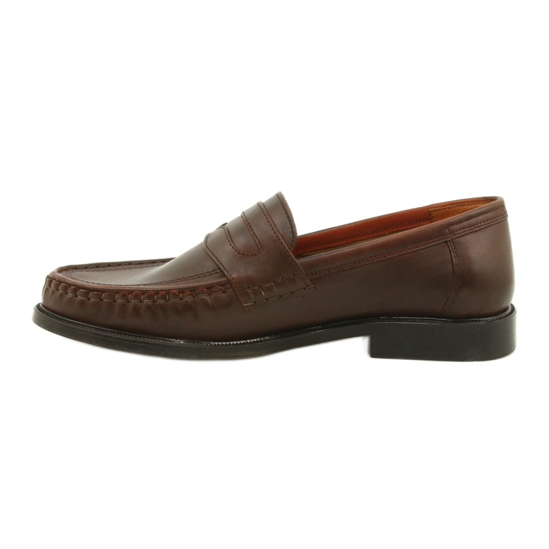 Pilbut Ruskeat Morello-nahkaiset loaferit 1