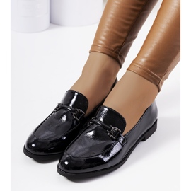 Zetttici mustaksi lakatut naisten mokasiinit 1