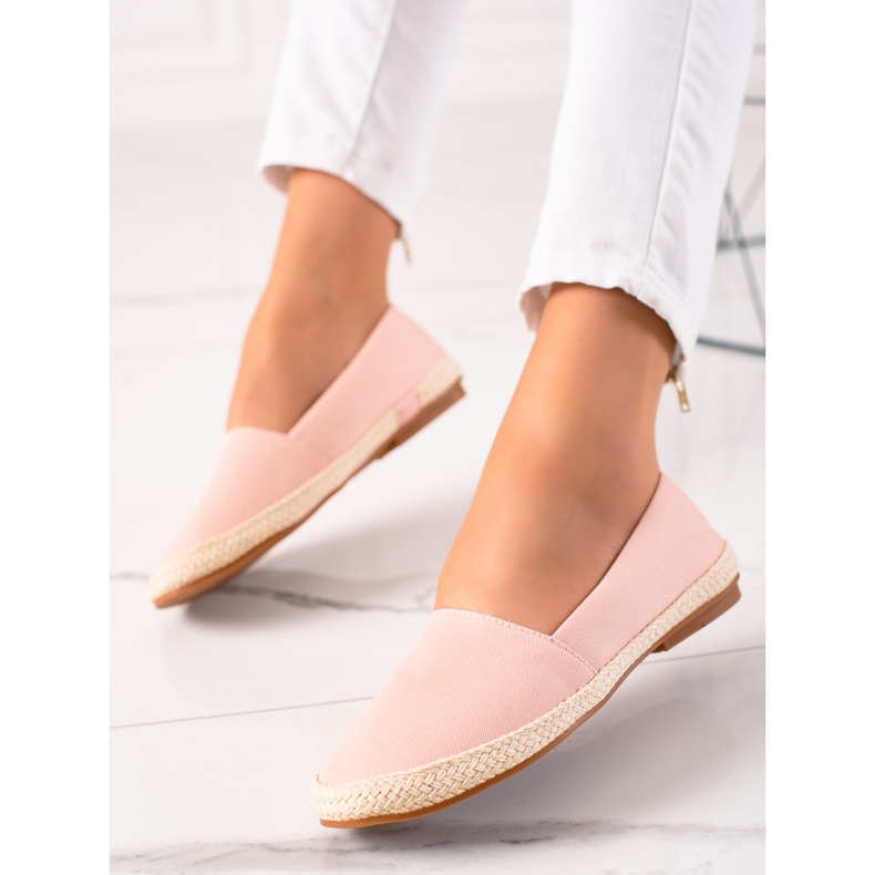 Ideal Shoes Klassiset espadrillit vaaleanpunainen 1