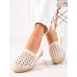 Lucky Shoes Punotut espadrillit beige 2