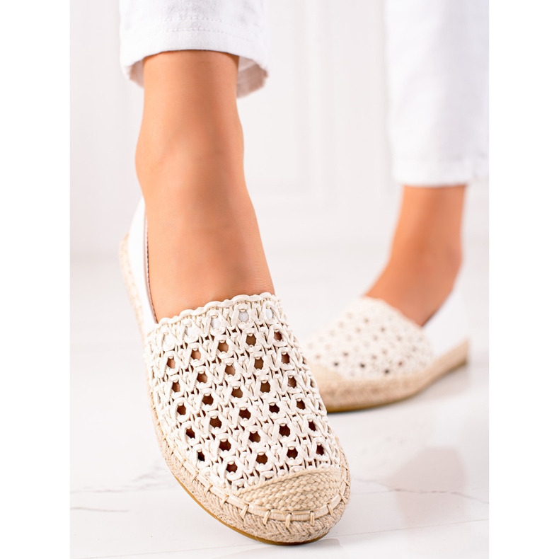Lucky Shoes Punotut espadrillit beige 1