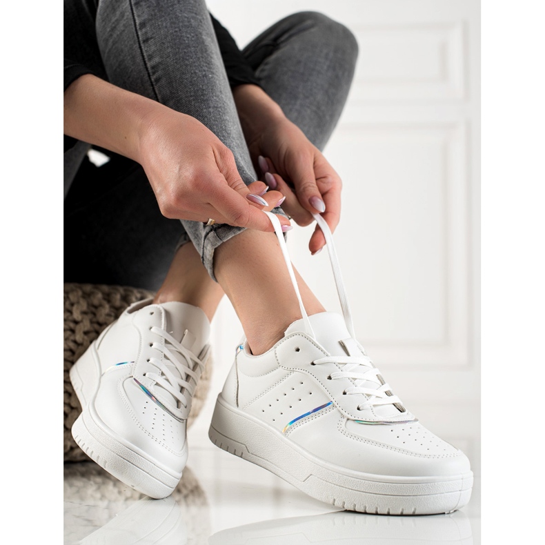 TRENDI Muodikkaat lenkkarit valkoinen 1