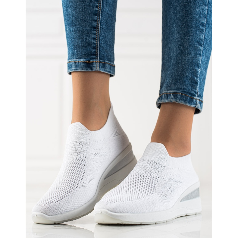 TRENDI Wedge Slip-On lenkkarit valkoinen 1