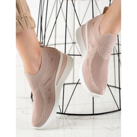 TRENDI Wedge Slip-On lenkkarit vaaleanpunainen 2